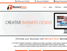 Tablet Screenshot of bannerstown.com